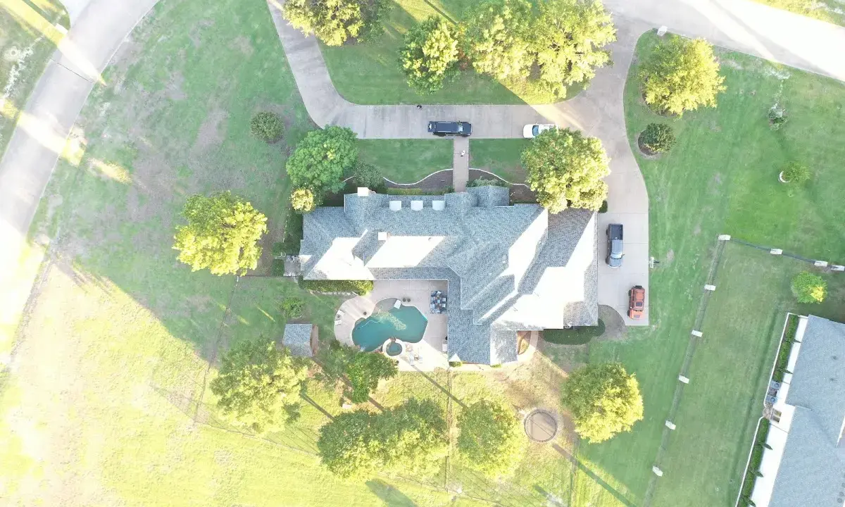 New shingle roof installation on a home in Poteau